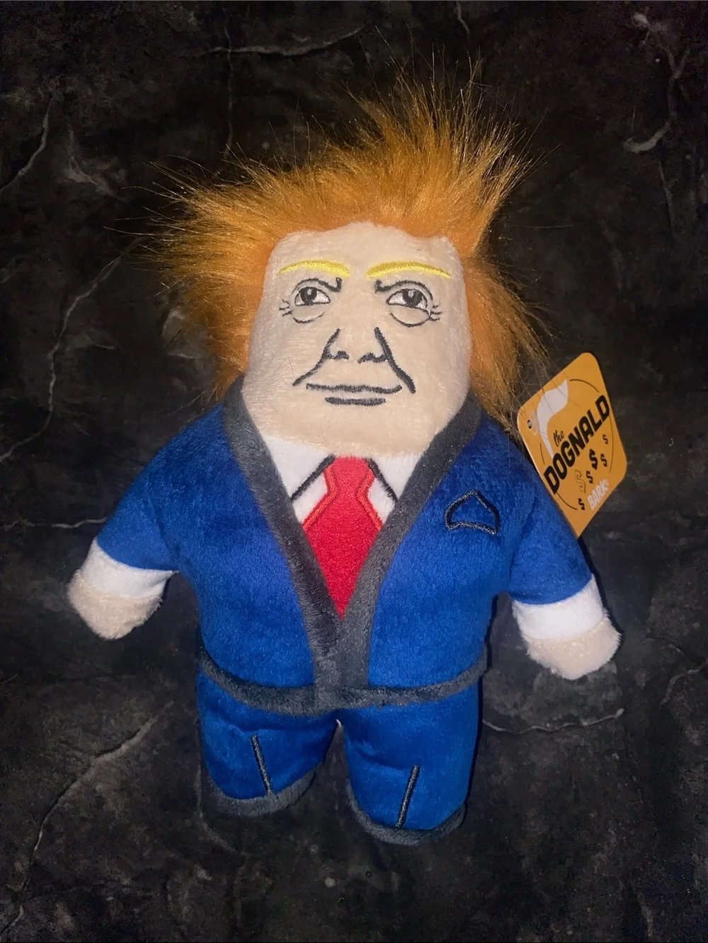 The DOGNALD (Donald Trump) Bark Dog Toy